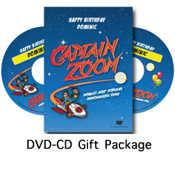 Captain Zoom's DVD & CD Gift Package